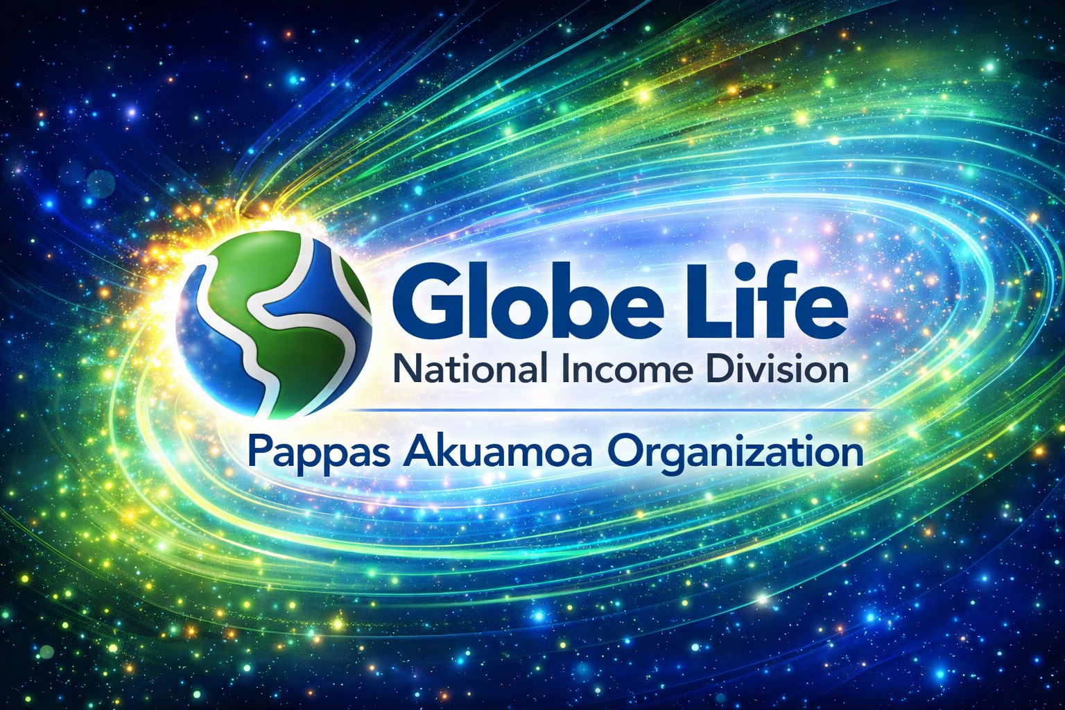 Globe Life National Income Division Pappas Akuamoa Organization logo